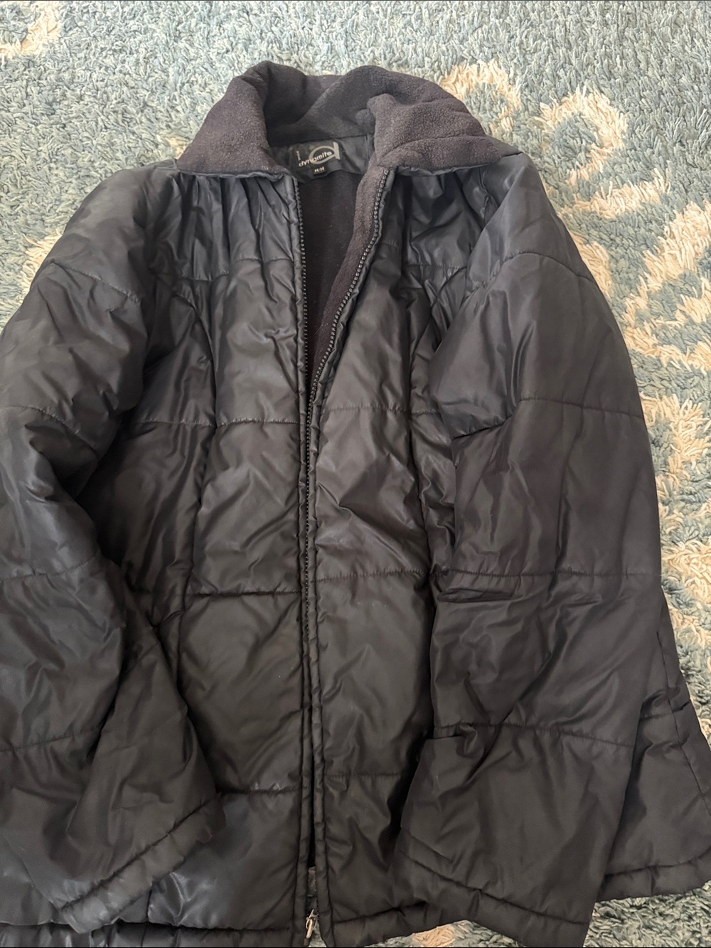 Dynamite Black Quilted Men's Puffer Jacket